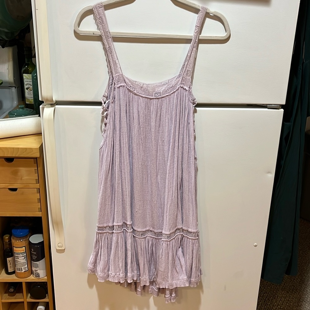 Free people purple babydoll dress